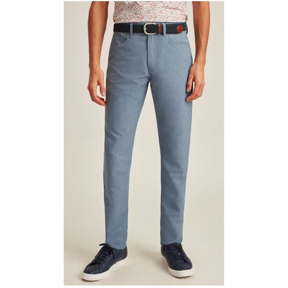 Bonobos Performance Link 5‎ Pocket Pants Tailored Fit Light Blue Mens Size 36x30